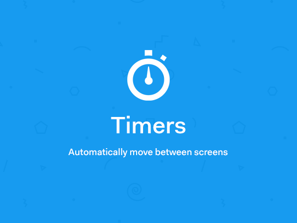 Timers - Automatically move between screens | Marvel Blog - Marvel Blog