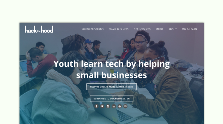 Hack the Hood - Introduces young people of colour to tech careers