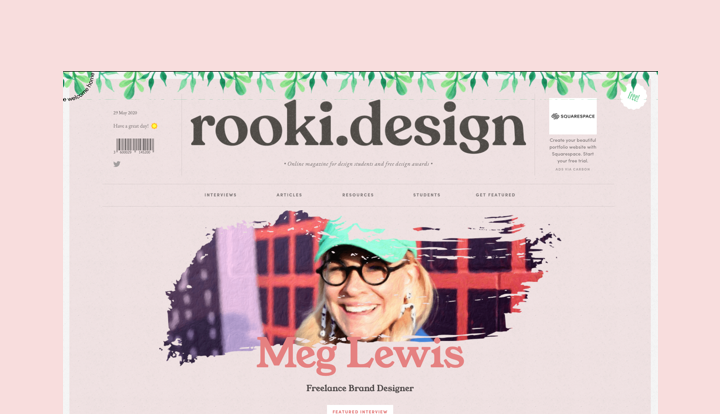 rooki.design landing page