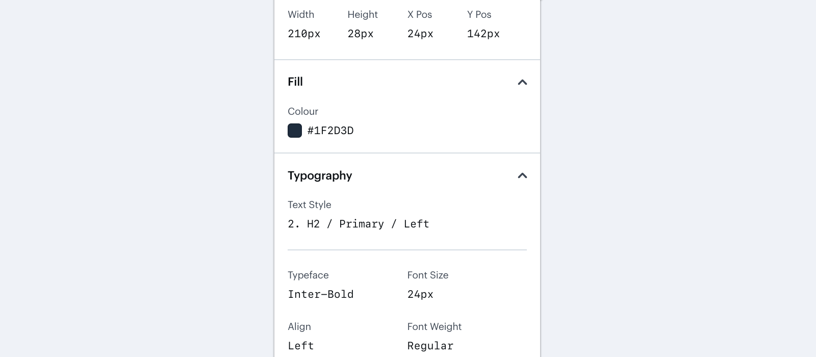 Symbol names, layer and text styles now available in Handoff!