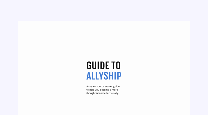 black lives matter resource guide to allyship